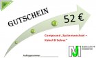 Dienstleistungs-Gutschein / Compound Systemwechsel - Kabel und Sehne