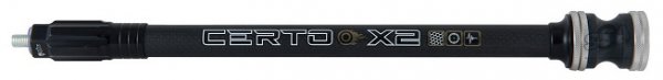 Mybo - Seitenstabilisator CERTO X2 - 19mm - 15 - 12 - 10 Zoll / Schwarz