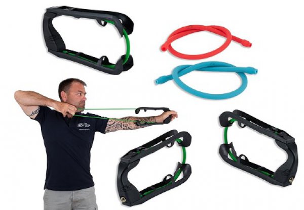 Pedago - Training WARM UP TOOLS Grip Trainer - mit 3 Elastik-Bänder Soft / Medium und Hard