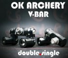 OK - V-Bar in Single (80,00 €) & Double (120,0 €) Ausführung - Für Compound oder Recurve
