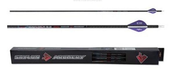 Skylon Fertigpfeil 3K MAVERICK ID6.2 CARBON / 33" BLAZER VANE / IN-NOCK / INSERT -Stückpreis-